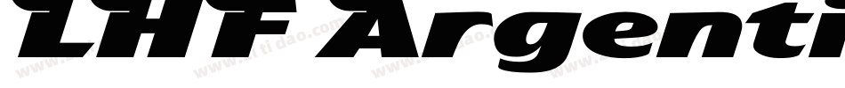 LHF Argentine Solid字体转换